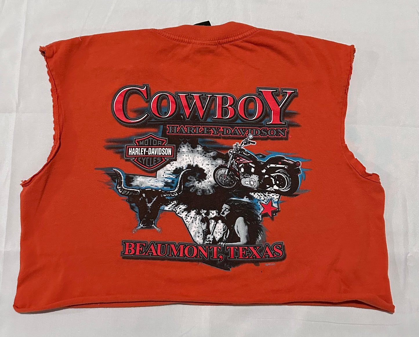 Cowboy HD Crop Tee