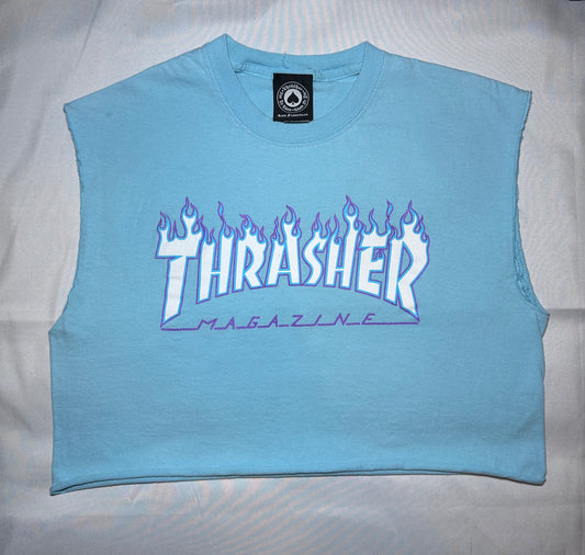 Thrasher Flame Crop T