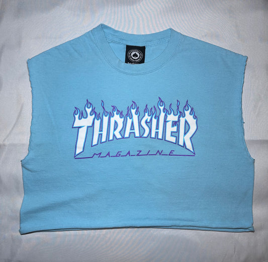 Thrasher Flame Crop T