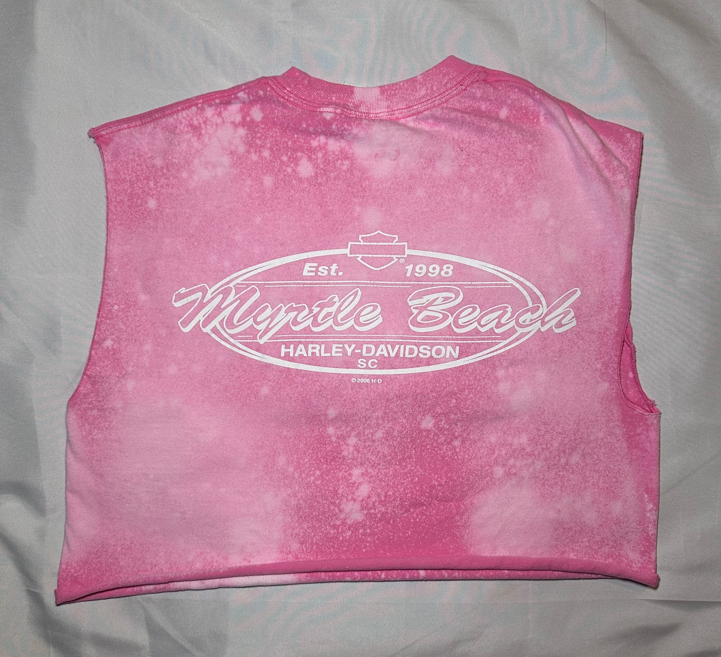 Myrtle Beach Dyed HD Crop T