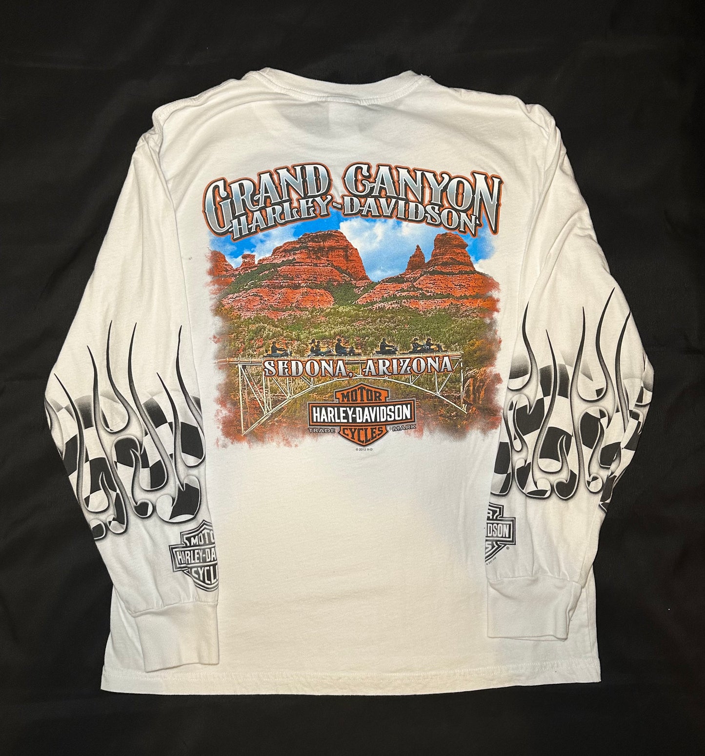 Grand Canyon Checkered Flame HD LS