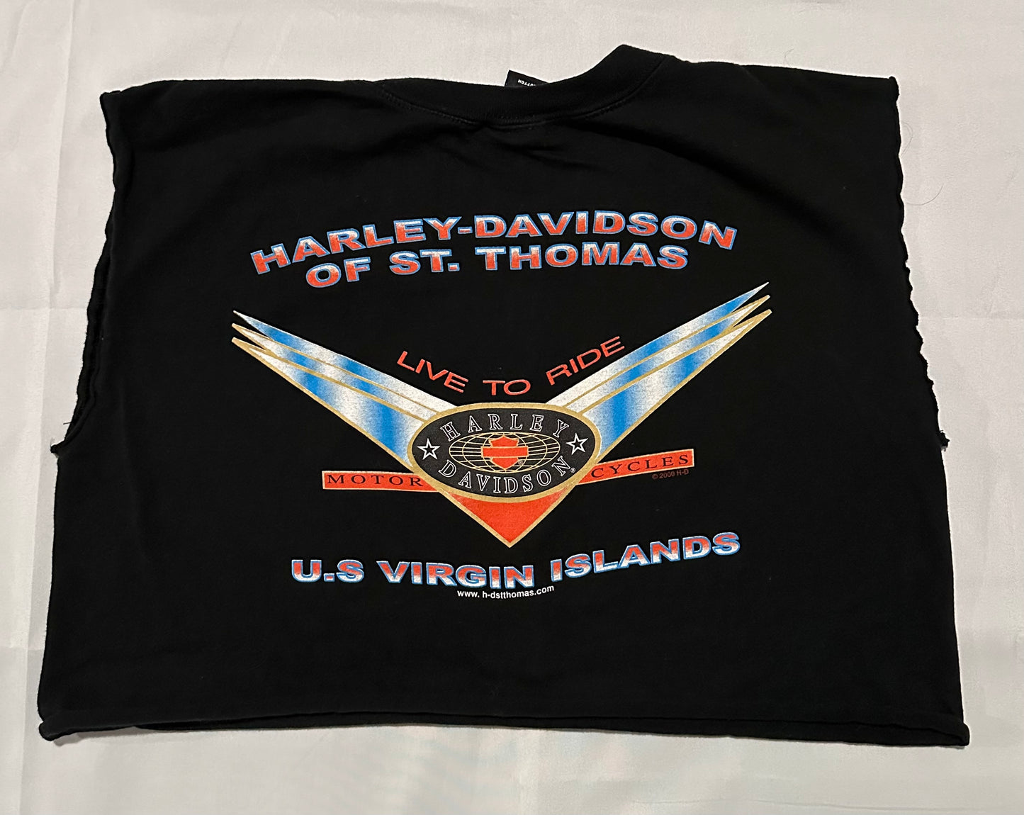 St. Thomas HD Crop Tee