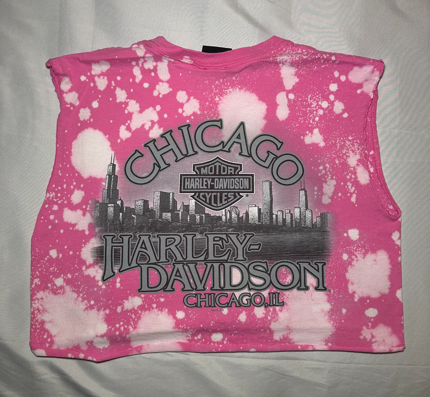 Chicago HD Dyed Crop T