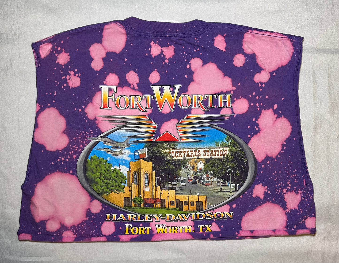 Ft. Worth HD Dyed Crop T