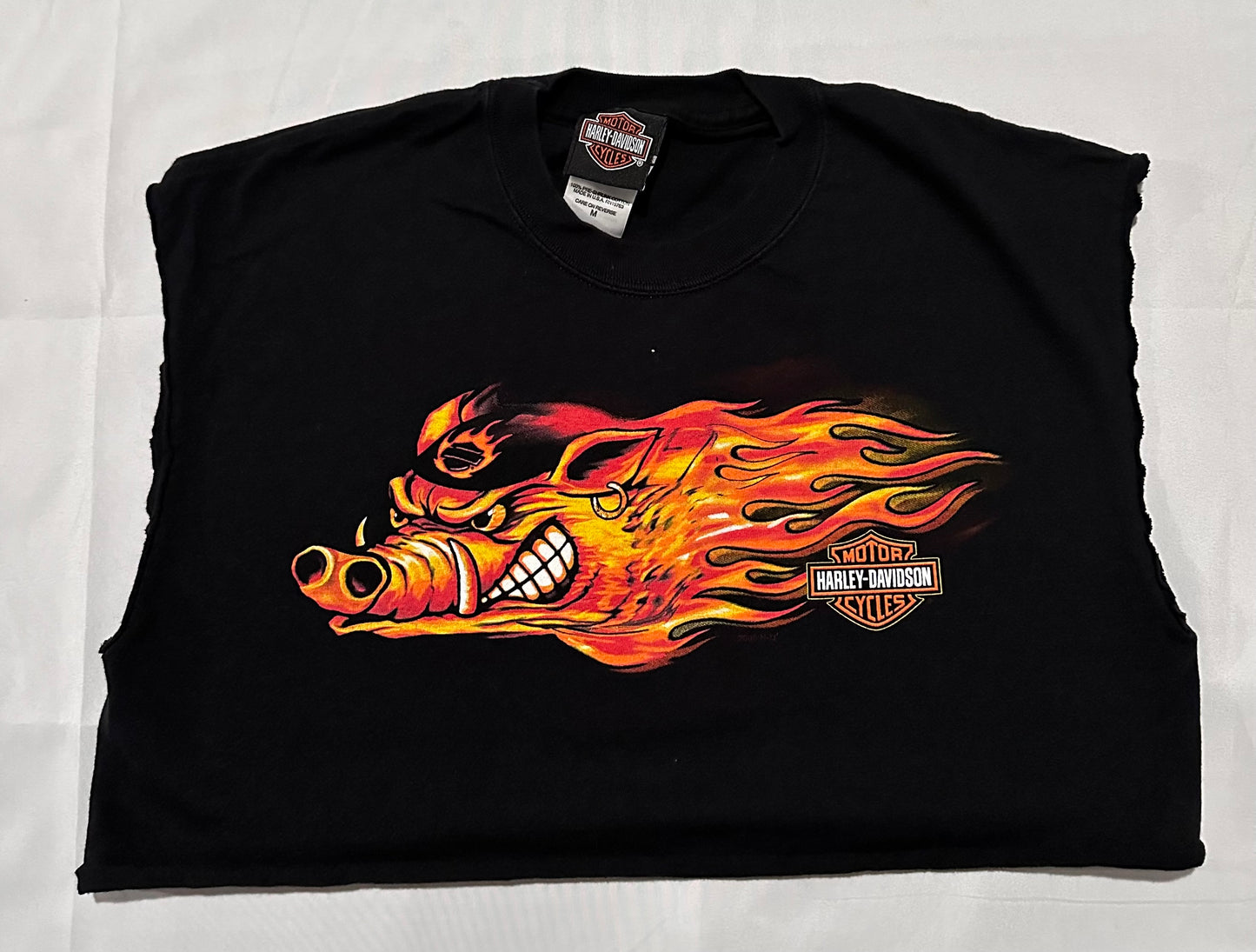 Smokey Mtn Hog HD Crop Tee