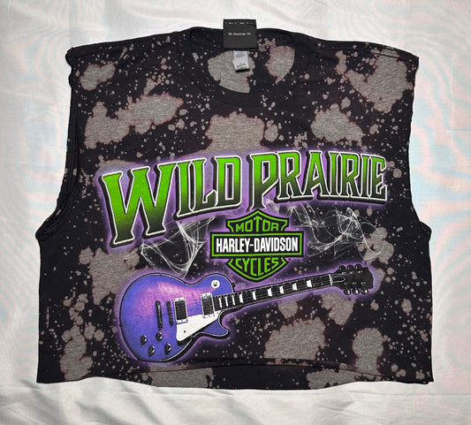 Wild Prairie Guitar HD Dyed Crop T