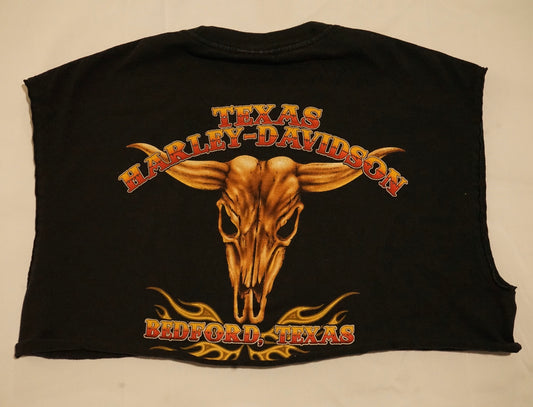 Texas Harley Crop Tee